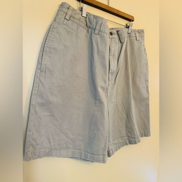 Caribbean Joe Tan Flat Front Relaxed Fit Shorts - Picture 1 of 7
